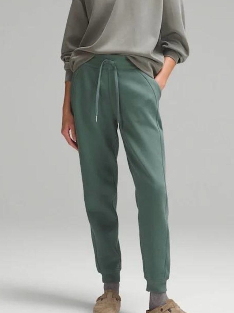 lululemon athletica Women's Drawstring Joggers in Sage Green